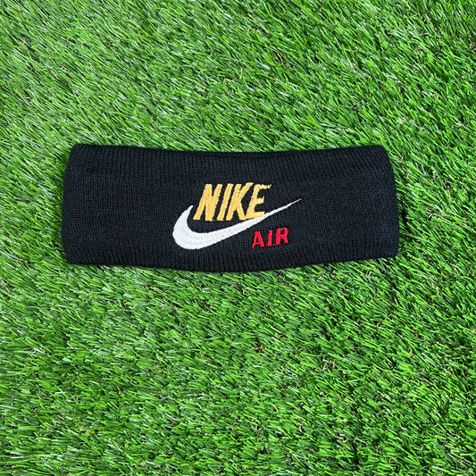 1990s Nike Air Bootleg Black Headband USED v16658