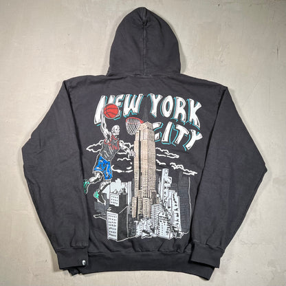 Warren Lotas New York Basketball Black Hoodie Size XL USED x17528