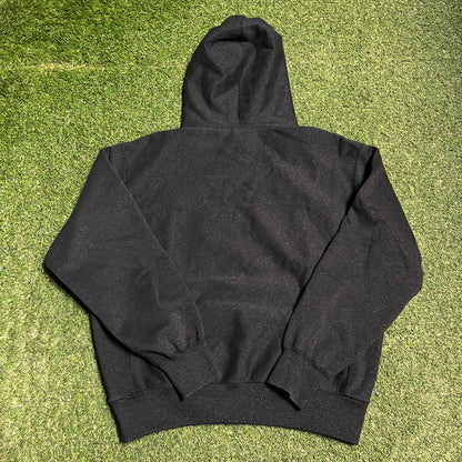 Supreme Glitter Arc Black Hoodie Size Small USED x14147