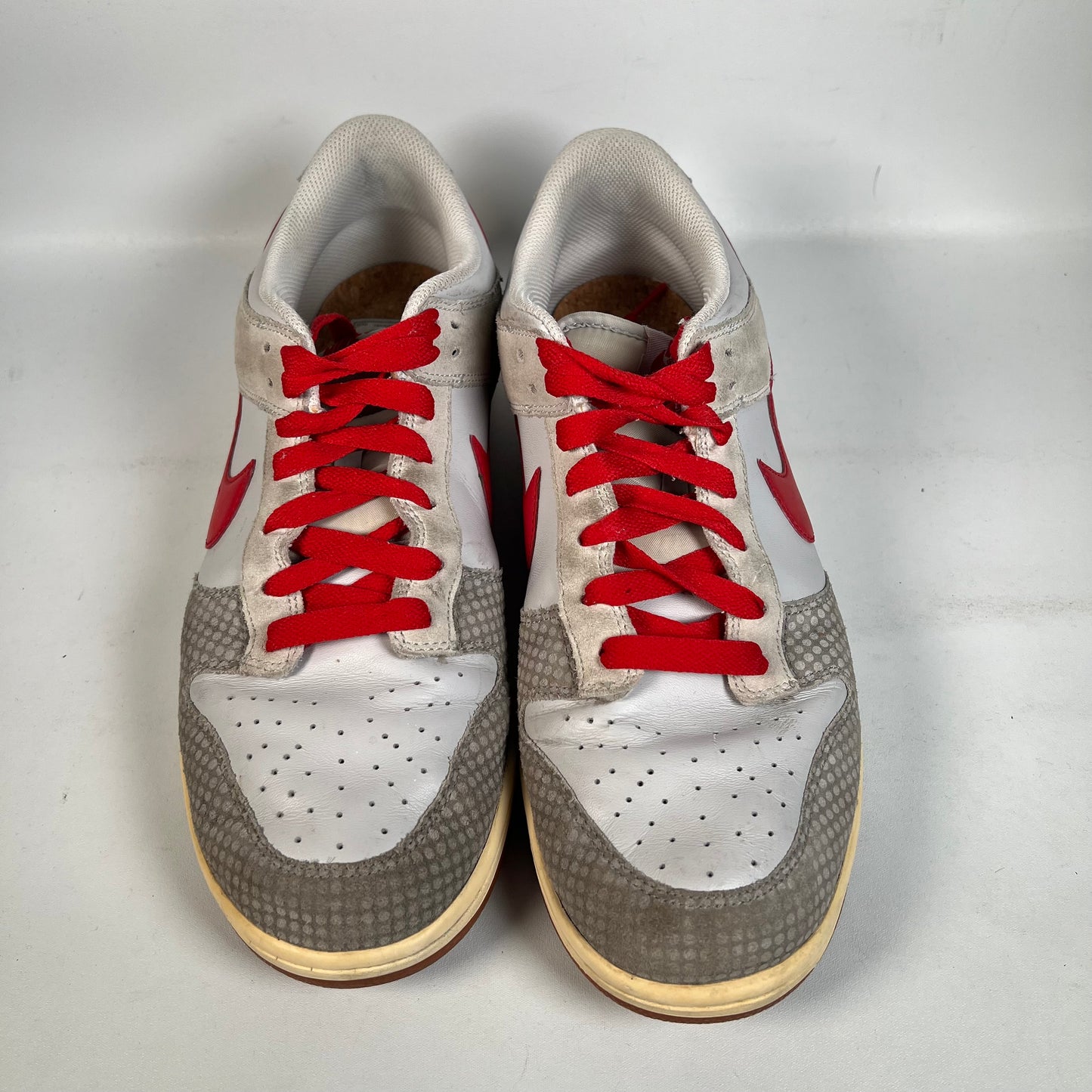 Nike Dunk Low Rojo Gris (2008) Size 12 USED s20912