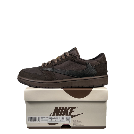 Jordan 1 Low Travis Scott Velvet Brown (2024) Size 9 USED s20246
