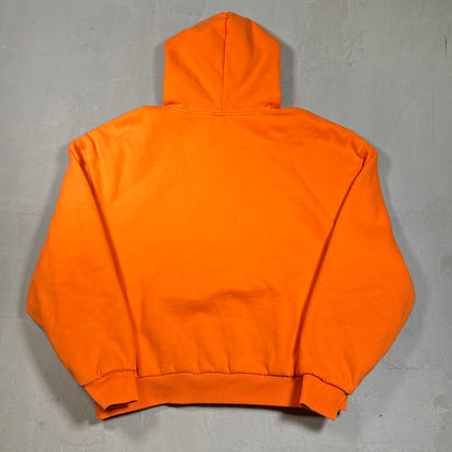 Hidden Season Orange/Yellow Reversible Hoodie Size Small USED x17202