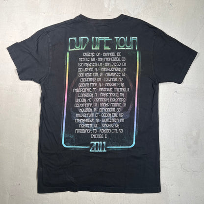 2011 Kid Cudi Cud Life Black Tour Tee Size Medium USED x12446