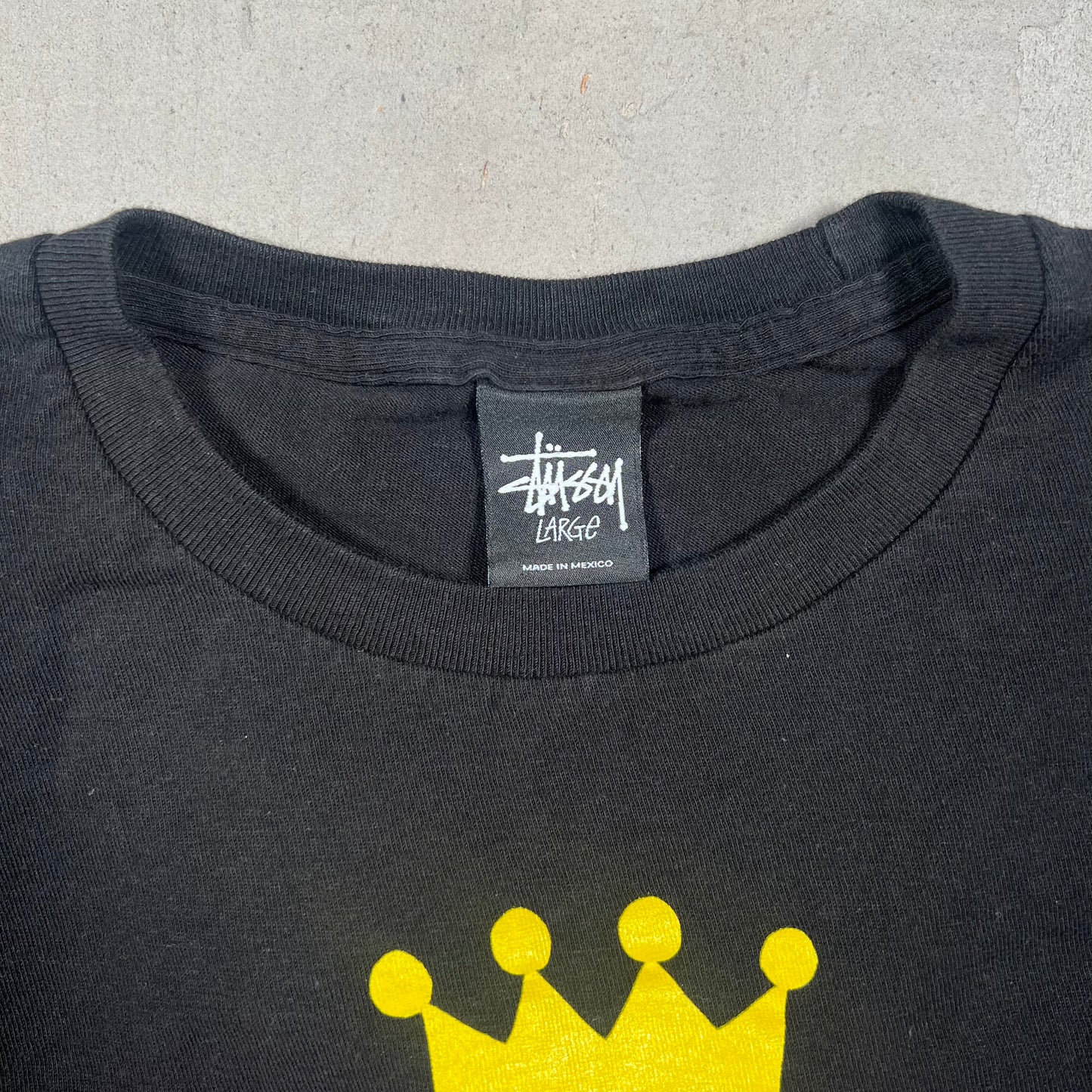 Stussy J Dilla "Dilla Day" Black Tour Tee Size Large USED x17364