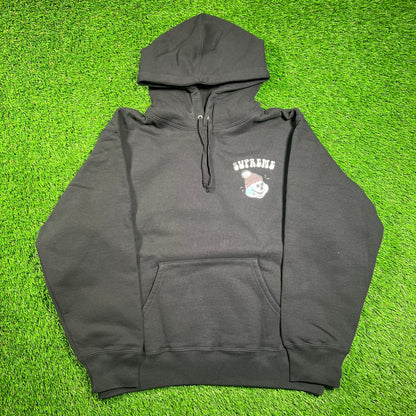 Supreme Snowman Black Hoodie (2023) Size Small NEW x16400