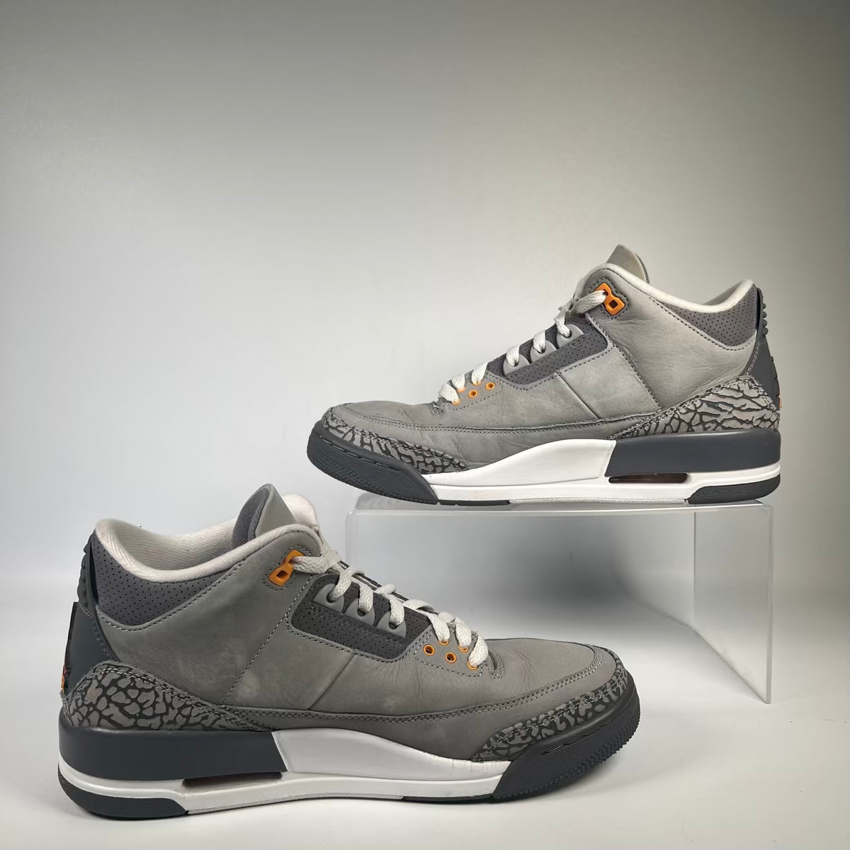Jordan 3 Cool Grey (2021) Size 10 USED s23760