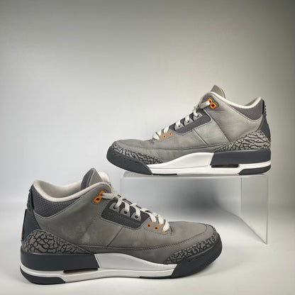 Jordan 3 Cool Grey (2021) Size 10 USED s23760