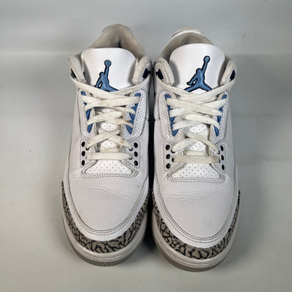 Jordan 3 UNC (2020) Size 8 USED s22489