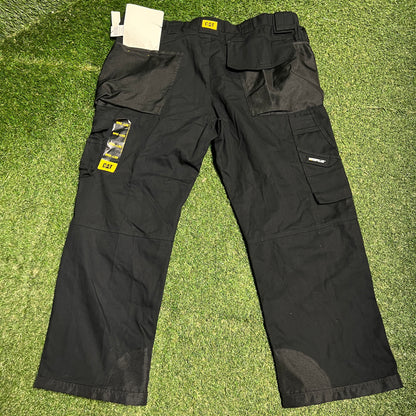 CAT Heavy Duty Black Workwear Pants Size 42 NEW x13837