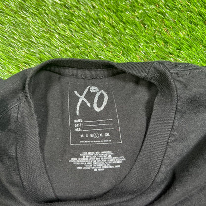 The Weeknd CR Men Black Tee Size Large USED x14397