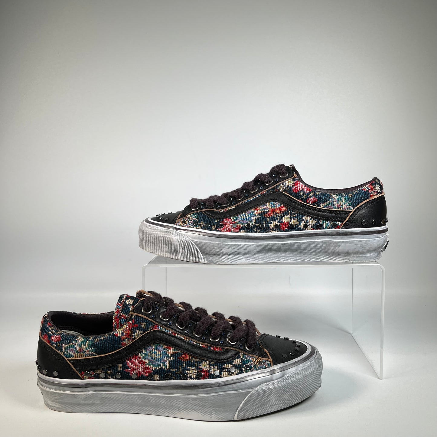 Vans OTW Old Skool 36 Vibram Floral Rivets Black (2025) Size 8.5 USED s21845