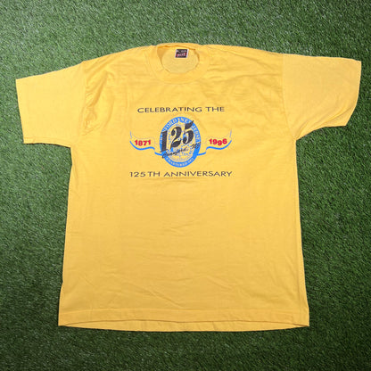 1996 Cranford NJ Logo Yellow Tee Size XL USED v17418