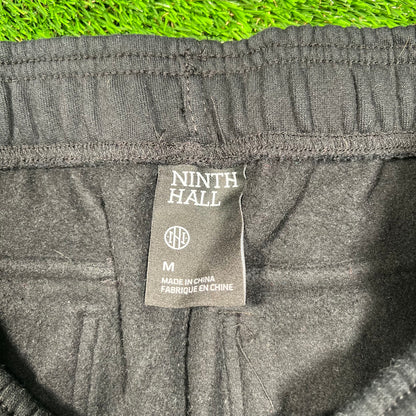 Ninth Hall Black Cargo Sweatpants Size Medium USED v18619