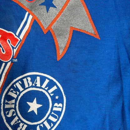 1990s Cleveland Cavaliers Blue Tee Size Large USED v16619