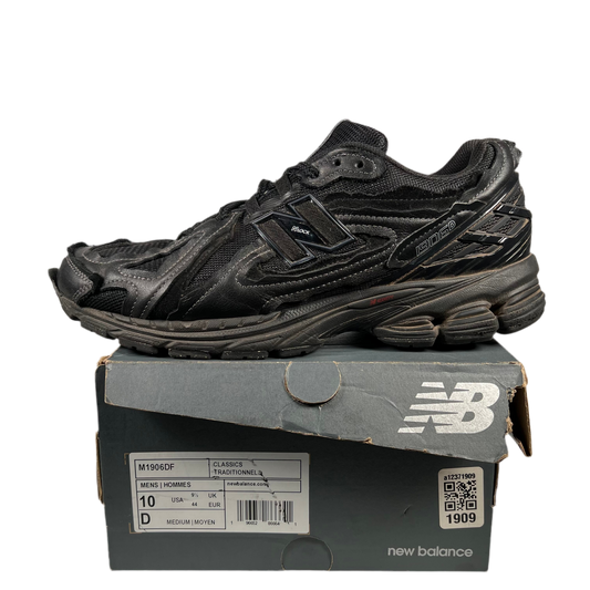New Balance 1906D Protection Pack Black Leather (2023) Size 10 USED s18159