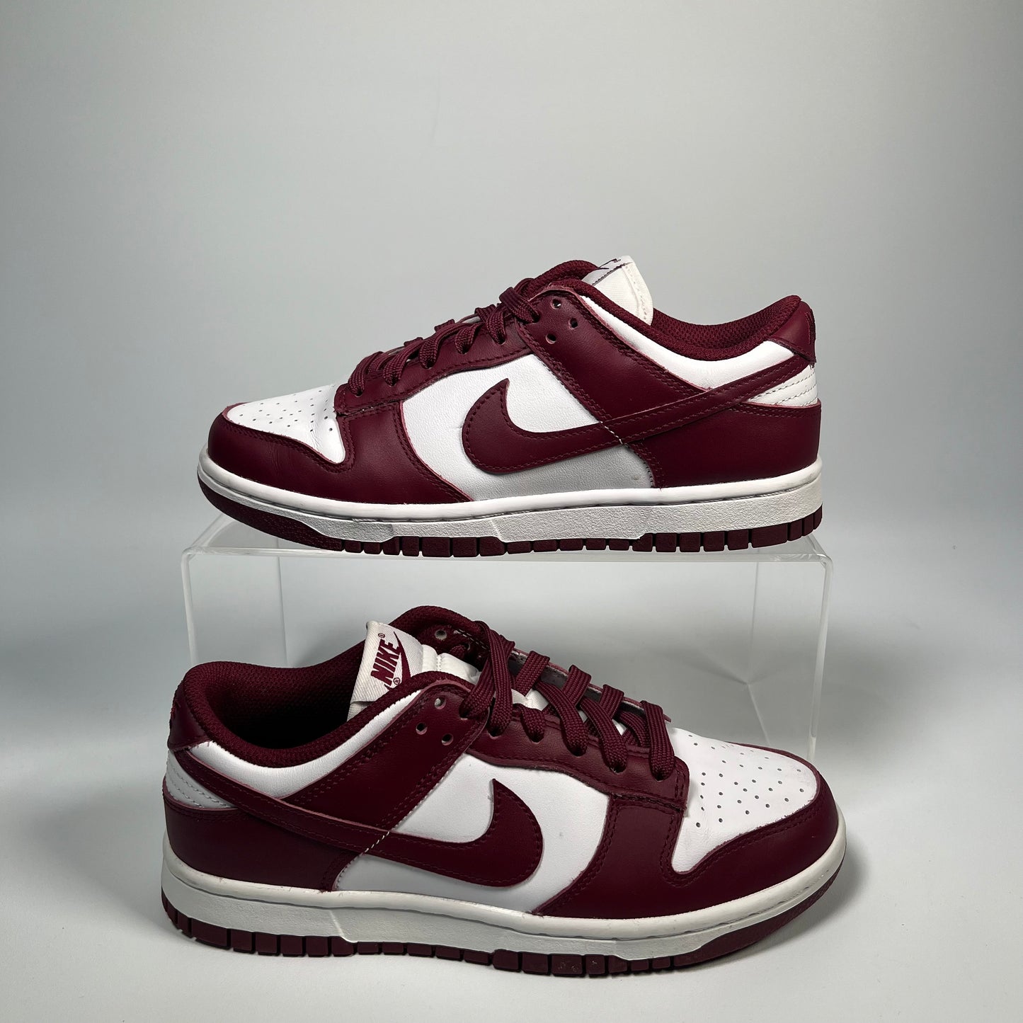Nike Dunk Low Bordeaux Size 5.5M/7W USED s17472