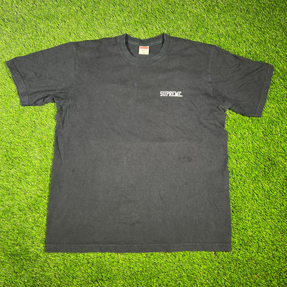 Supreme Fighter Navy Tee Size Medium USED x14342