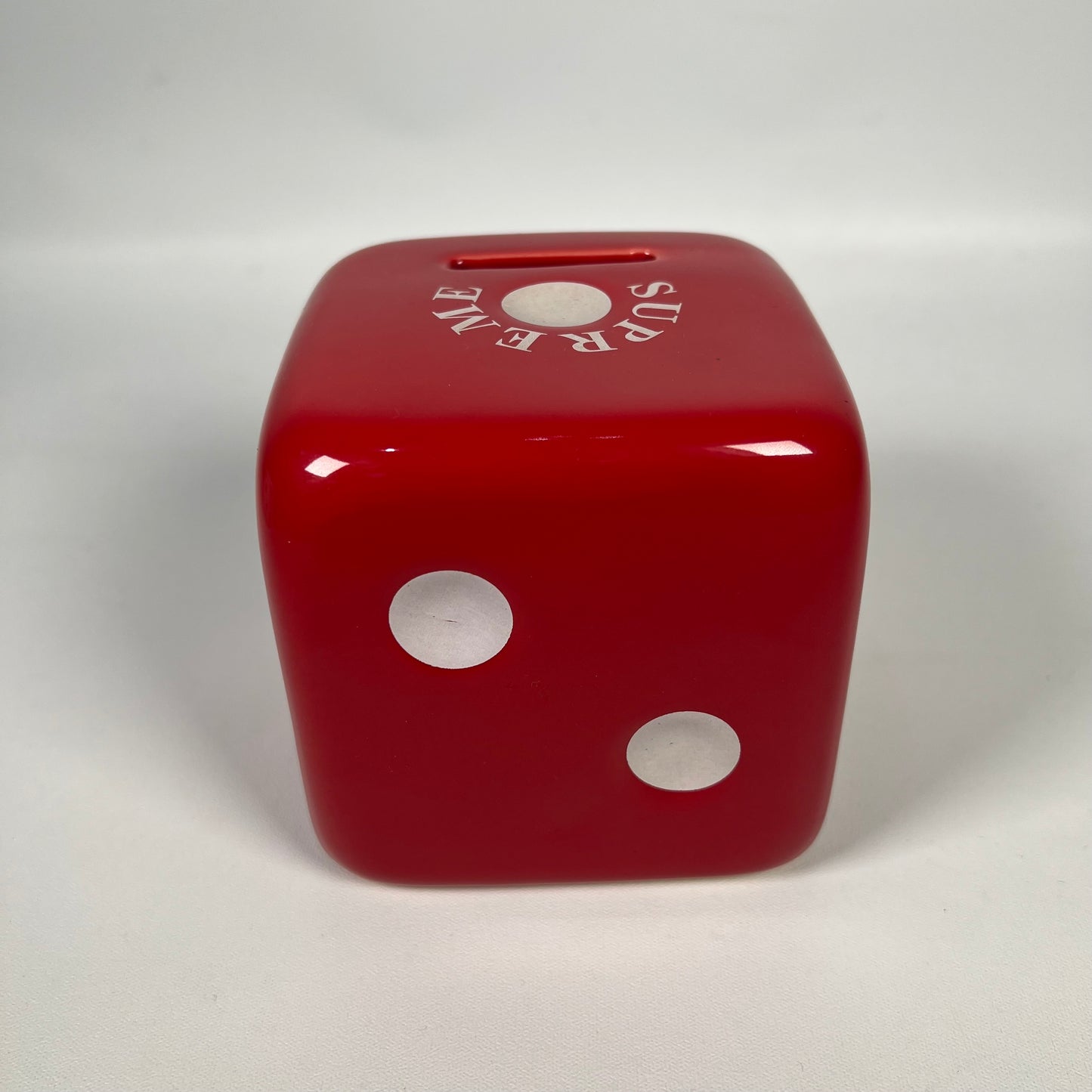 Supreme Ceramic Dice Piggy Bank Red (2011) USED x14330