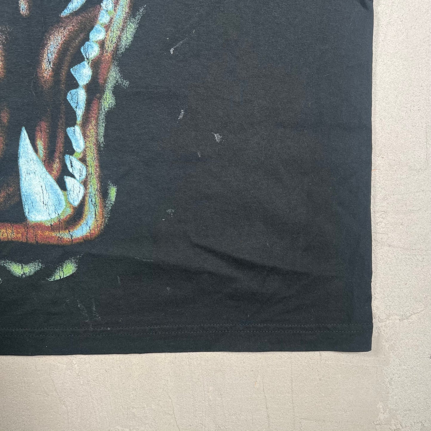 Travis Scott Circus Maximus Tiger Black Tee Size Medium USED x17383