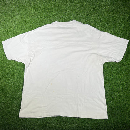 1992 White Cat Humor Tee Size XXL USED v17340