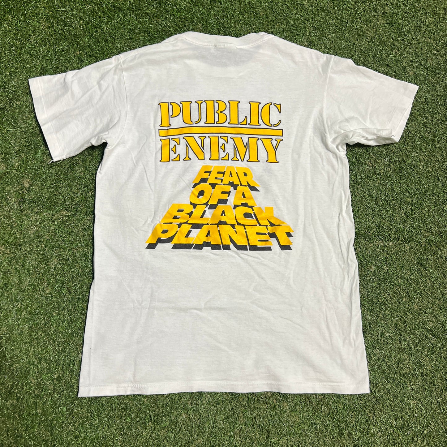 1990s Public Enemy "Fear of a Black Planet" Size Medium USED v16075