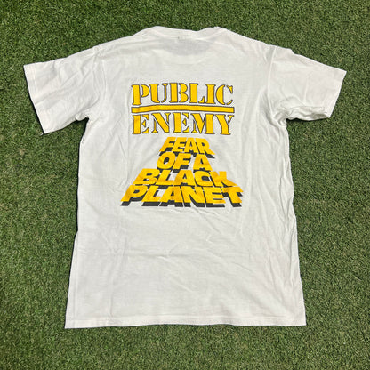 1990s Public Enemy "Fear of a Black Planet" Size Medium USED v16075