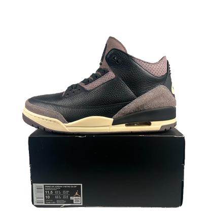 Jordan 3 A Ma Maniere While You Were Sleeping (2024) Size 10 USED s23766