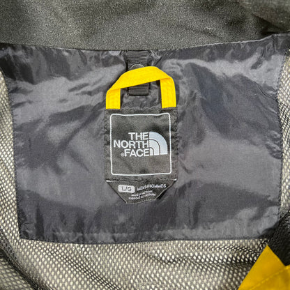 North Face Hyvent Light Yellow/Black Jacket Size Large USED v17831