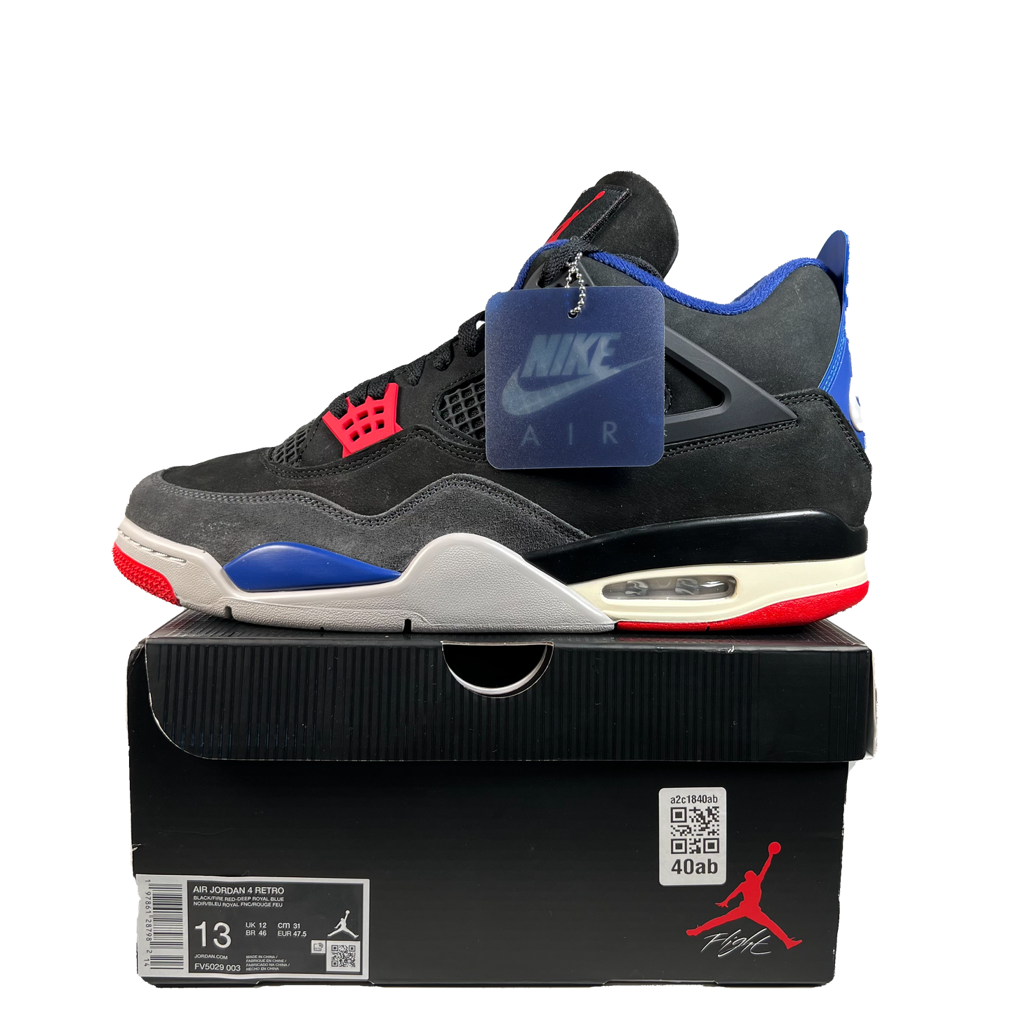 Jordan 4 Rare Air (Gold Lettering) (2025) Size 13 USED s21817