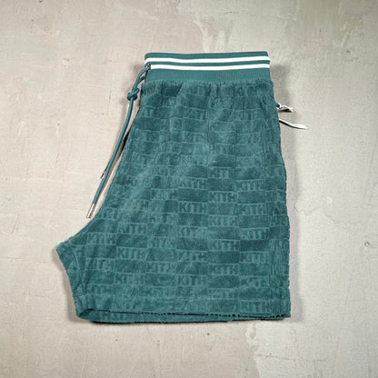 Kith Graham Monogram Green Shorts Size XL USED x17409