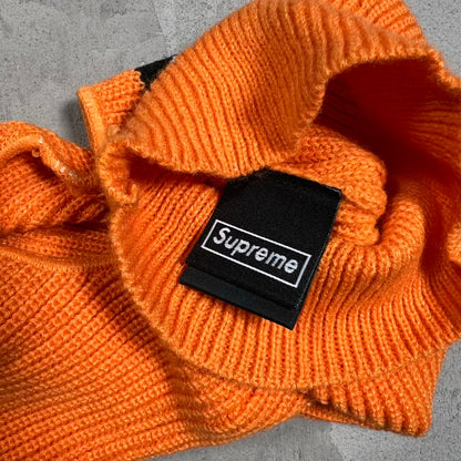 Supreme New Era Box Logo Balaclava Orange (2021) USED x18790