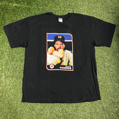 2010s Kenny Powers SF Baseball Card Black Tee Size XL USED v16130