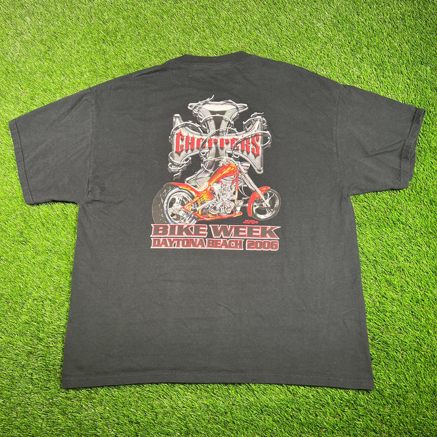 2006 Choppers Bike Week Black Tee Size XL USED v17950