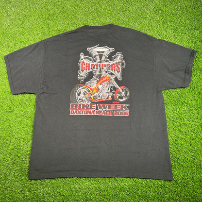 2006 Choppers Bike Week Black Tee Size XL USED v17950