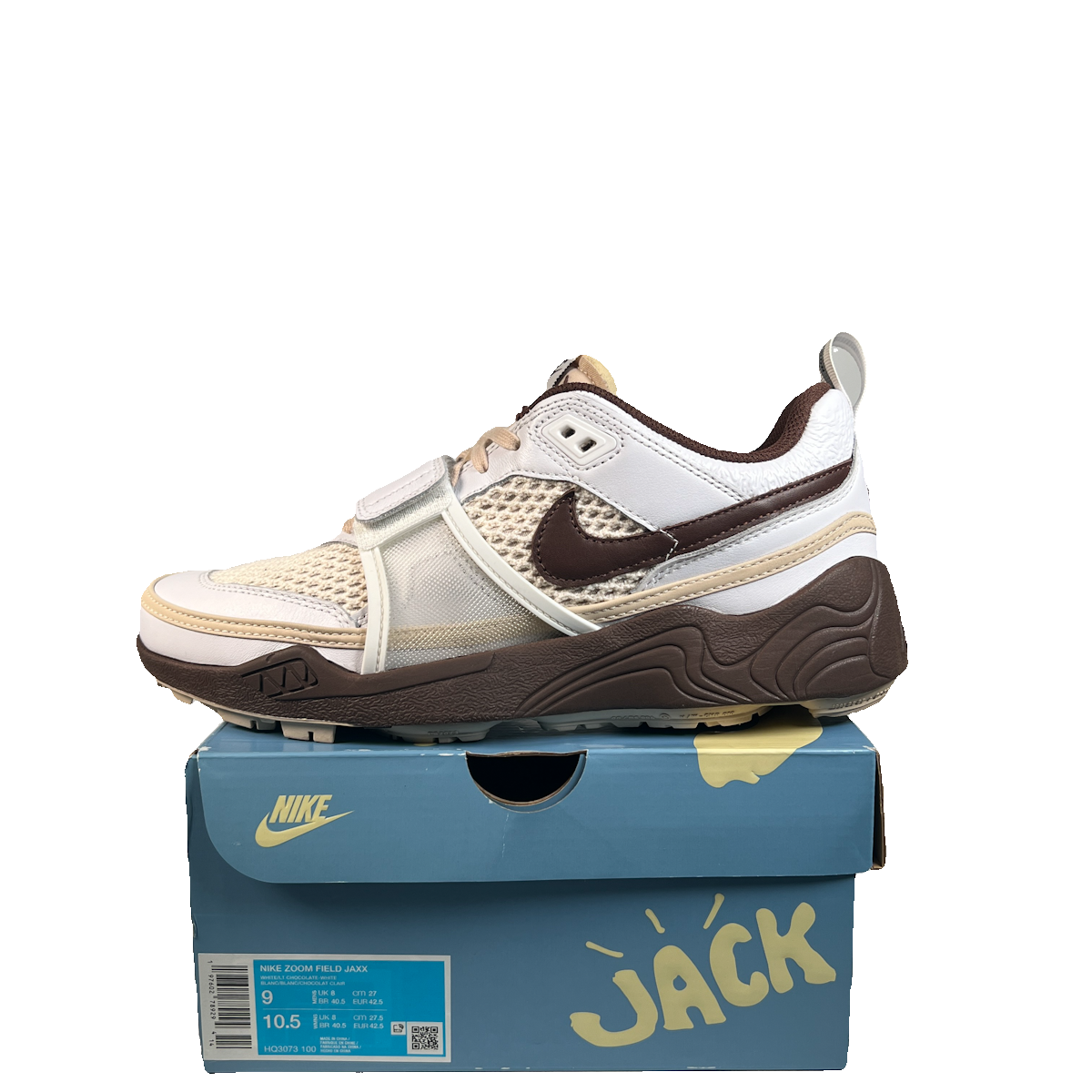 Nike Zoom Field Jaxx Travis Scott Light Chocolate (2025) Size 9 USED S23013