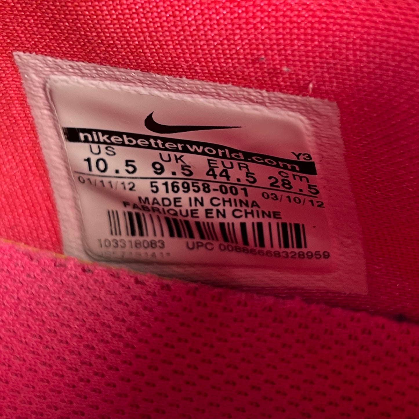Nike Lebron 9 South Beach (2012) Size 10.5 USED s18042