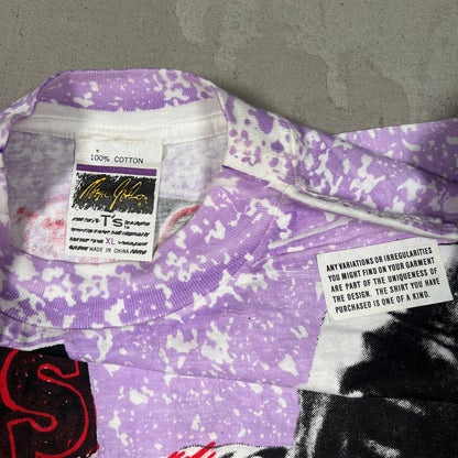 Jordan Vertical Quickness full print Magic Johnson Tag Tee Size XL NEW v5212