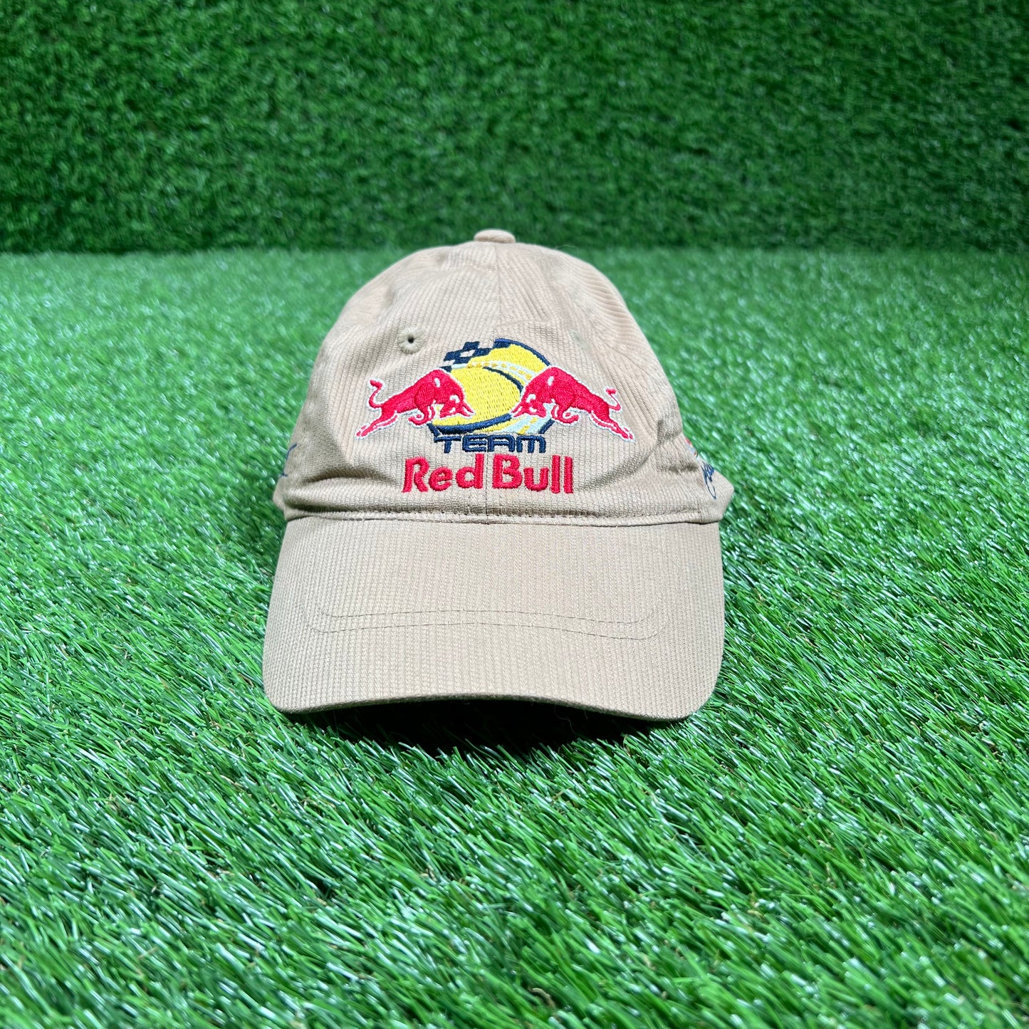 Red Bull Team Edition Racing Team Tan Hat USED v17294