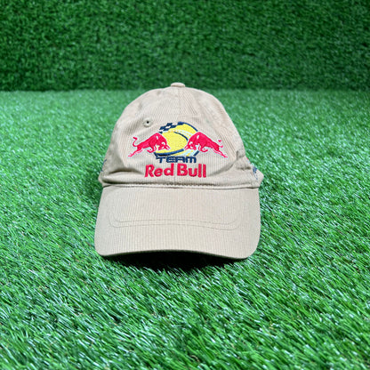 Red Bull Team Edition Racing Team Tan Hat USED v17294