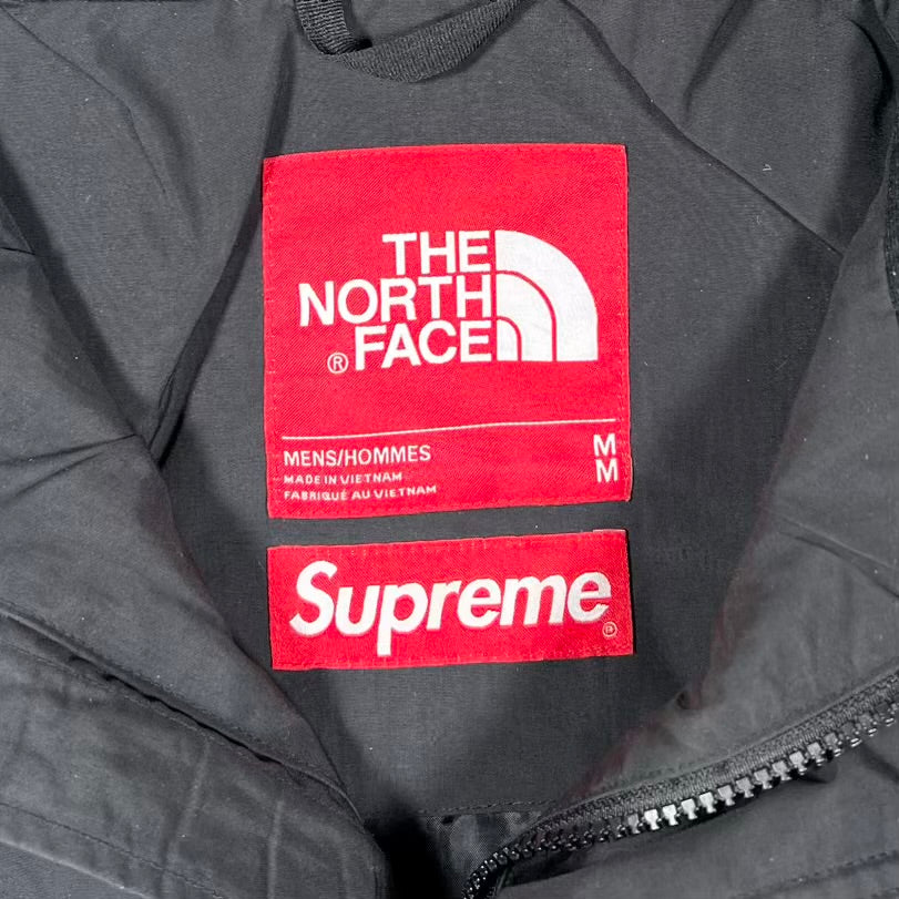 Supreme North Face Steep Tech Apogee Black Jacket (2022) Size Medium USED x18657