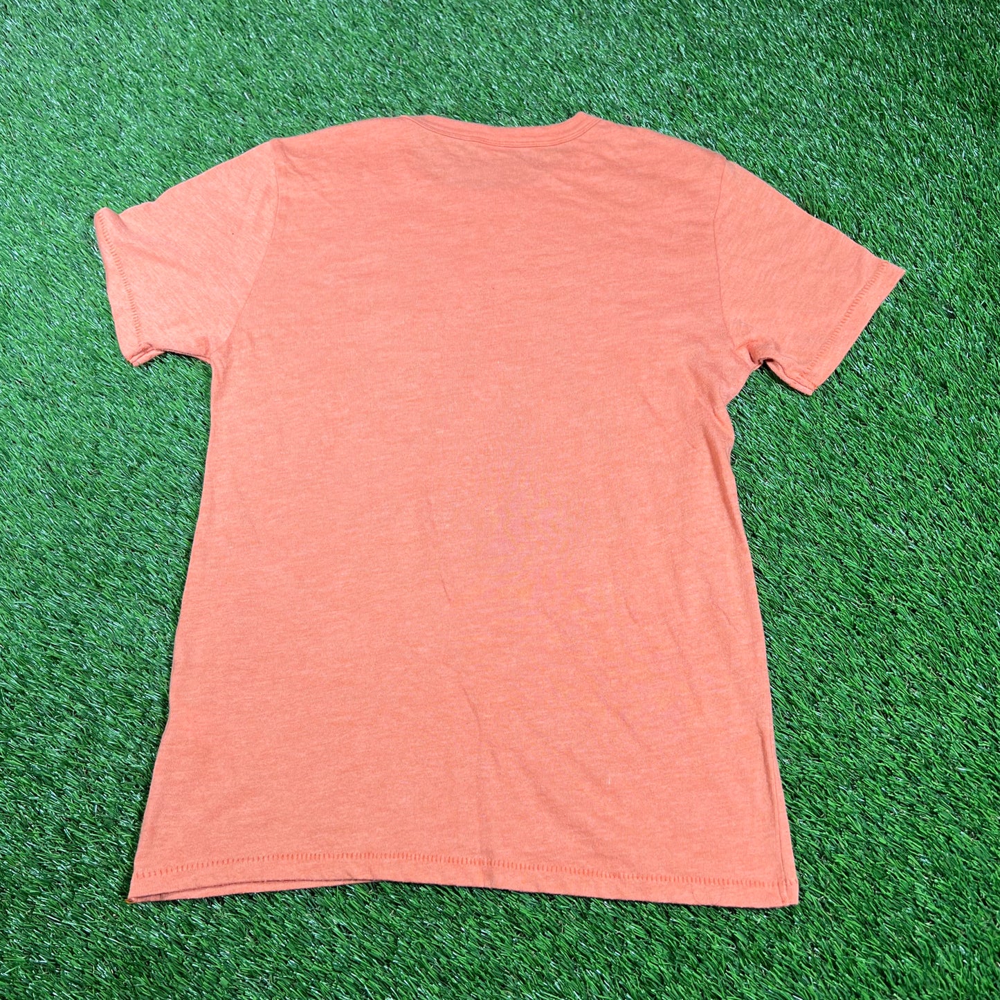1980s Orange Jack O'Lantern Tee Size Small USED v17358