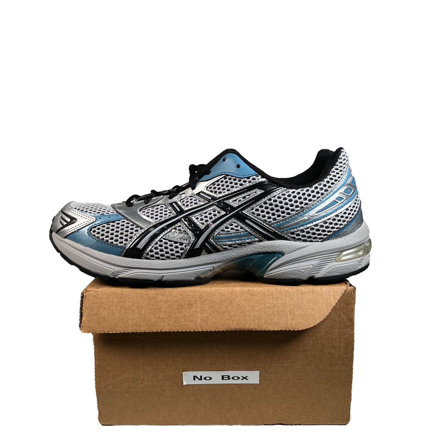 Asics GT 1130 Black Blue Silver (2025) Size 10.5 USED s22177