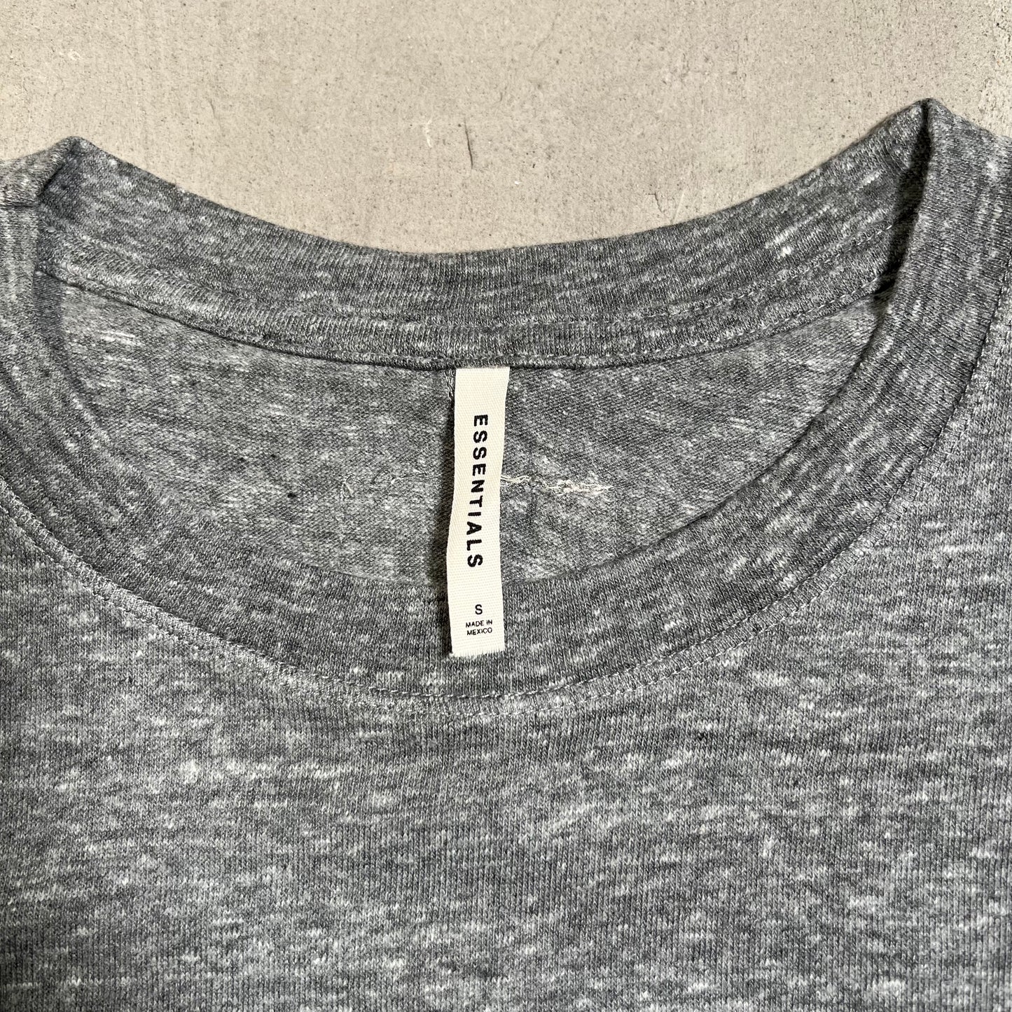 Essentials Fear of God FOG Grey Basic Tee Size Small NEW x17667