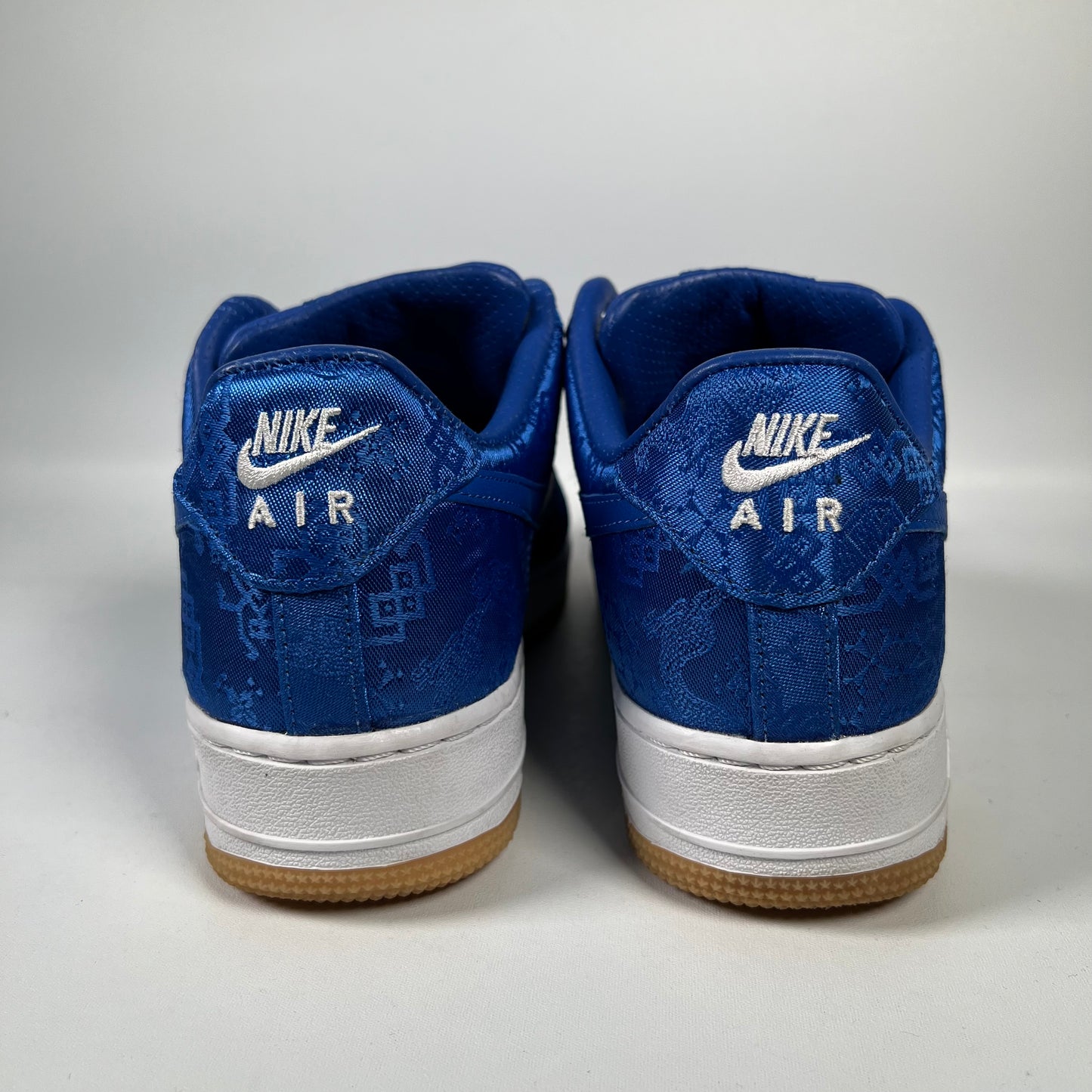 Nike Air Force 1 CLOT Blue Silk (2019) Size 7.5 USED s19190