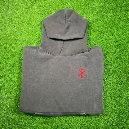 Warren Lotas Washed Black "Vs The World" Hoodie Size Small USED x16767