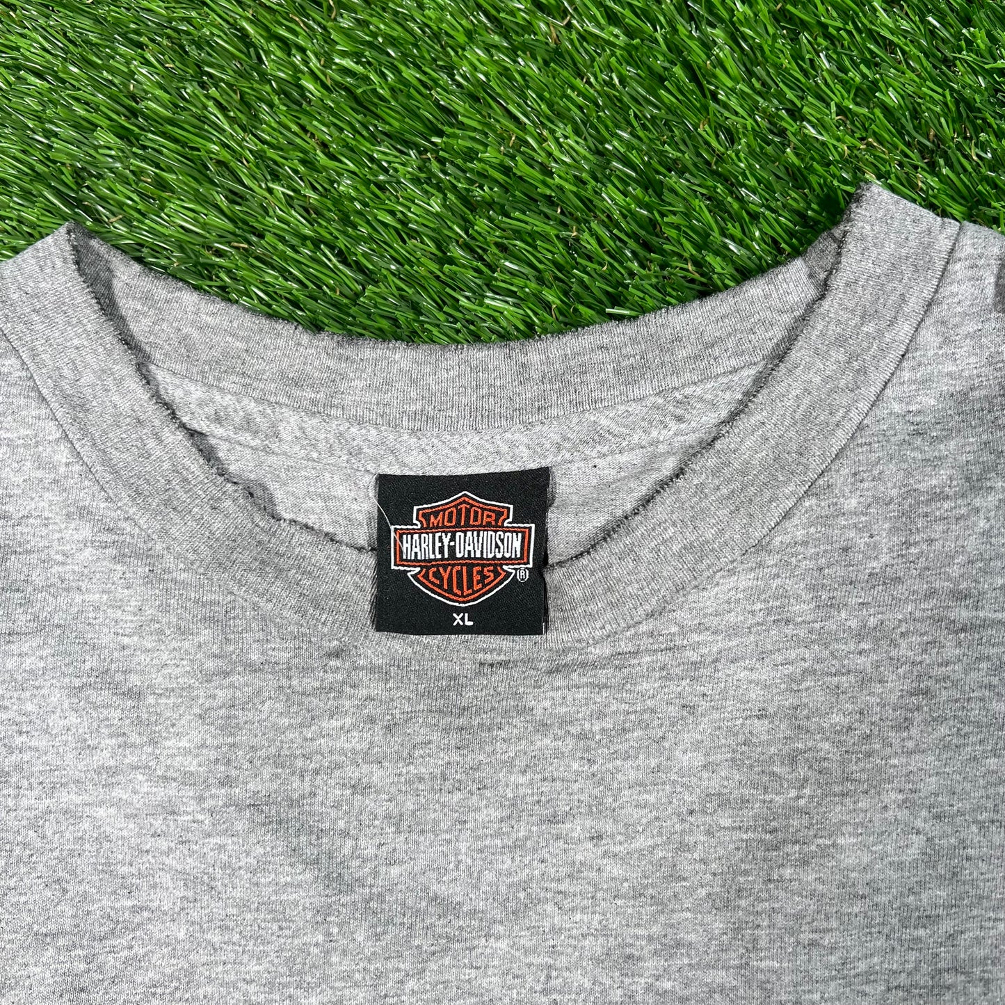 2004 Harley Davidson Grey Pocket Tee Size XL USED v17591