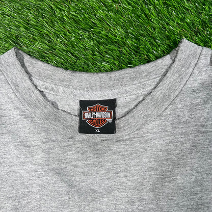 2004 Harley Davidson Grey Pocket Tee Size XL USED v17591