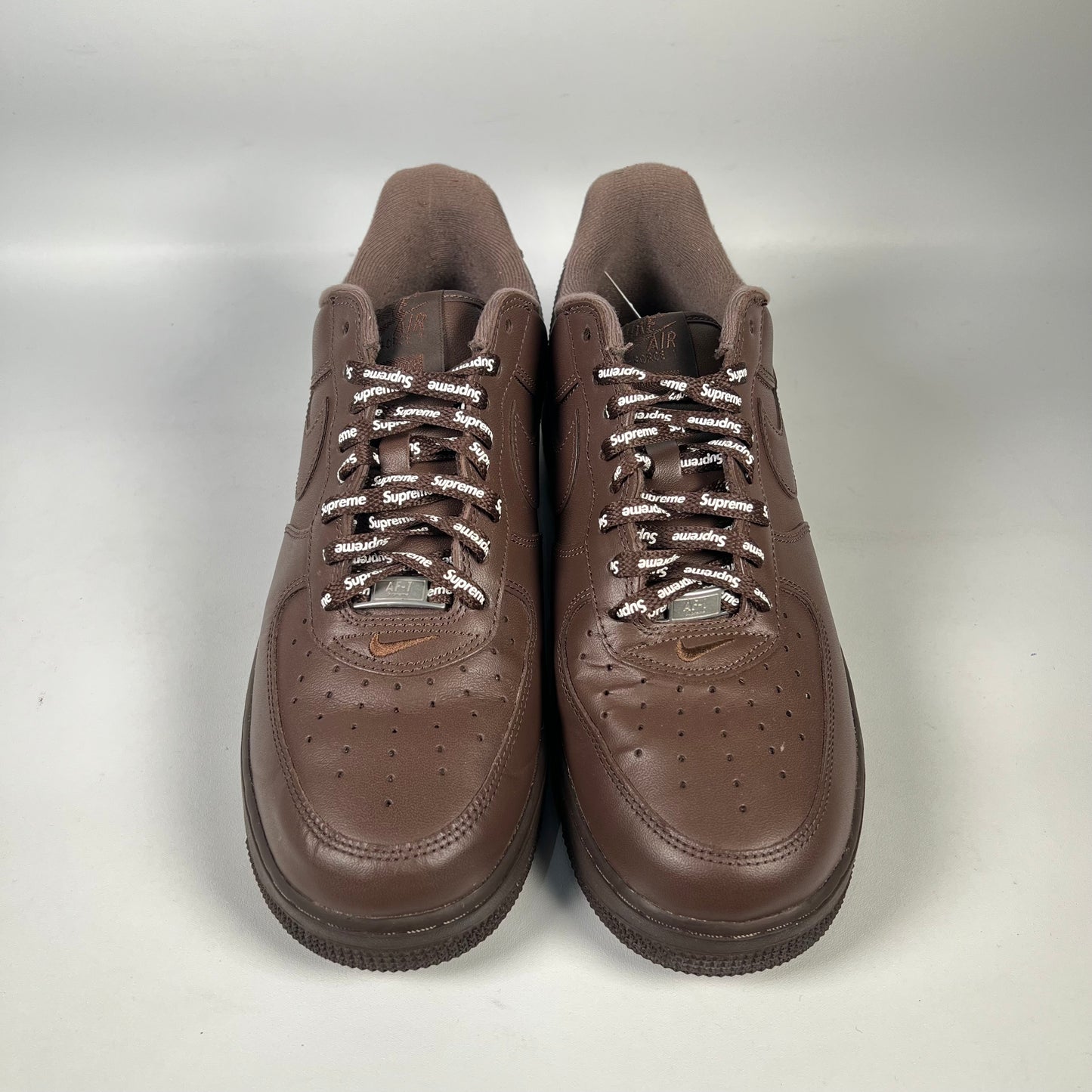 Nike Air Force One Low Supreme Baroque Brown (2023) Size 10 USED s19672