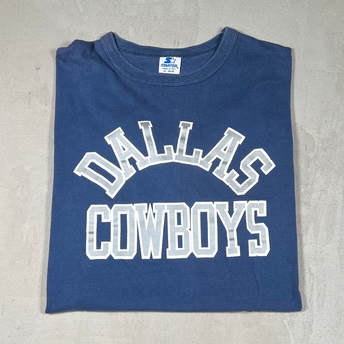 1990s Dallas Cowboys Starter Navy Blue Tee Size XL USED v16955