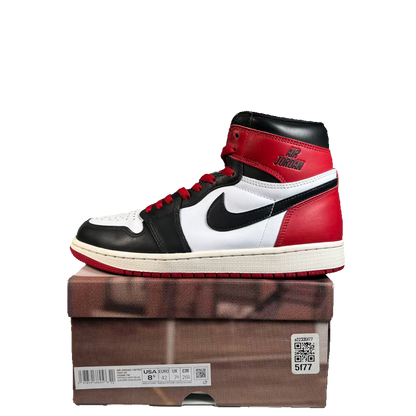 Jordan 1 High Black Toe Reimagined (2024) Size 8.5 USED s23578